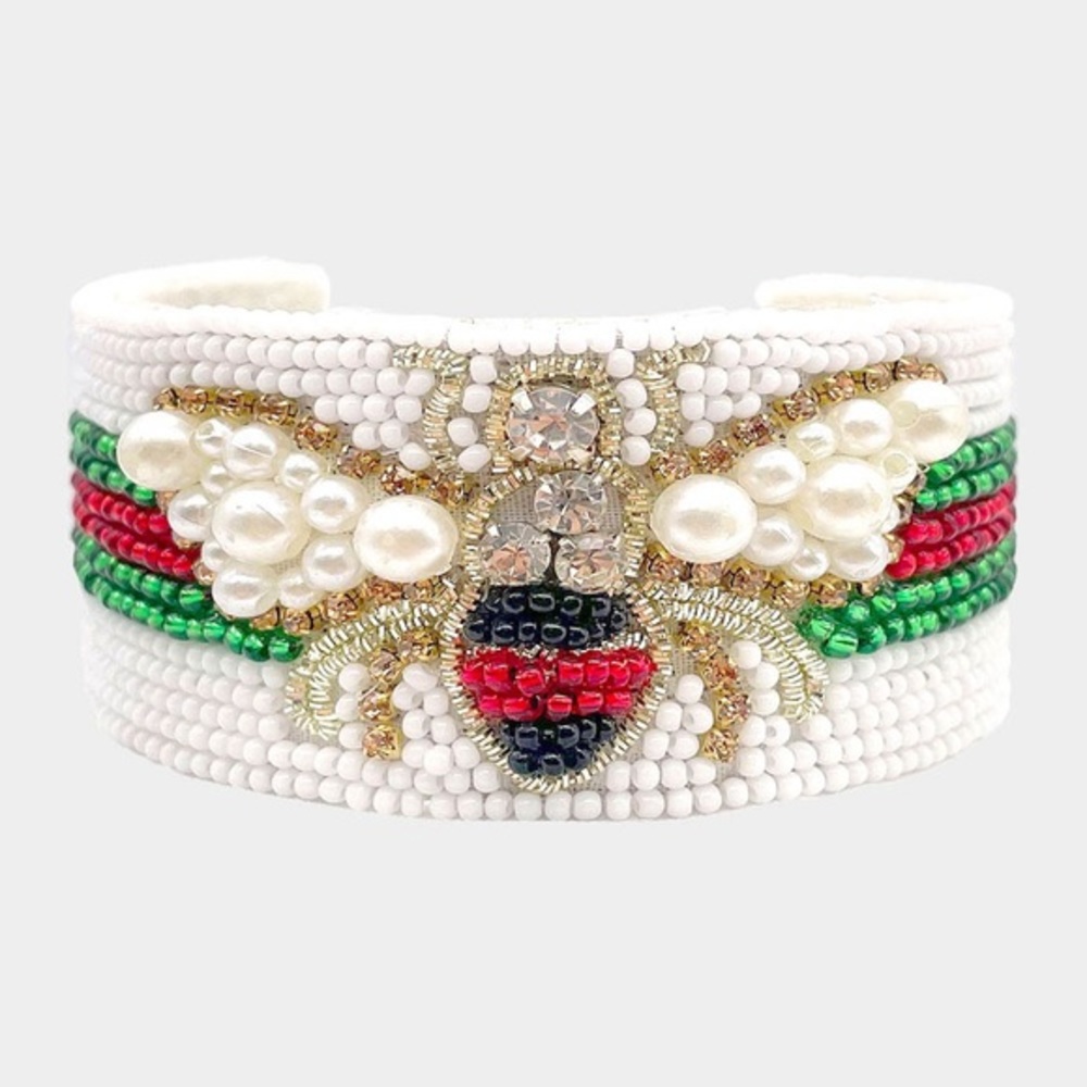 Luxury bee cuff bracelet